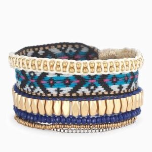 Stella & Dot Vista Wrap Tribal Boho Bracelet